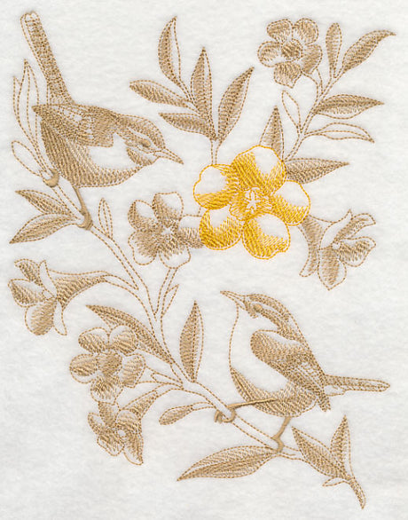 Jessamine and Wrens (Toile)