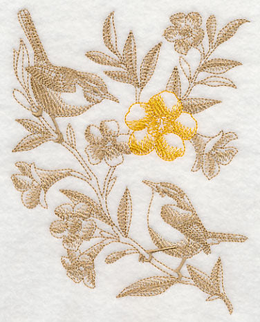 Jessamine and Wrens (Toile)