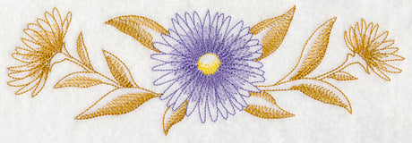 Aster Border (Toile)