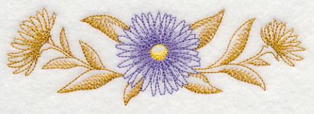 Aster Border (Toile)