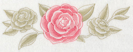 Camellia Border (Toile)