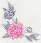 Peony Corner (Toile)