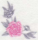 Peony Corner (Toile)