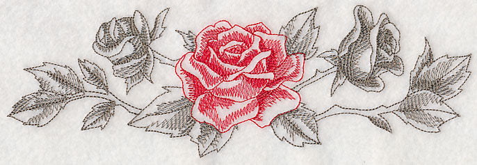 Rose Border (Toile)