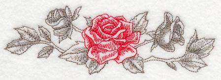 Rose Border (Toile)