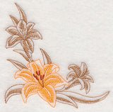 Daylily Corner (Toile)