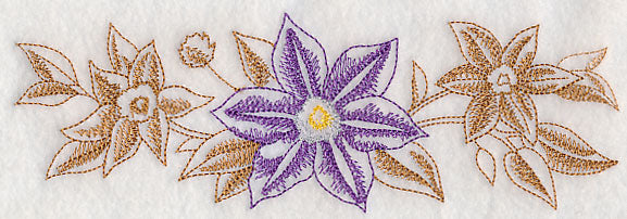 Clematis Border (Toile)