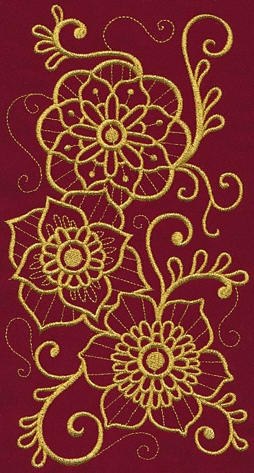 Mehndi Grace (Goldwork)