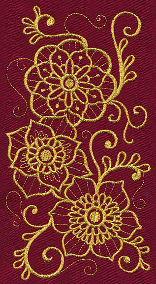 Mehndi Grace (Goldwork)