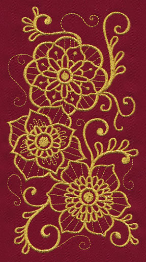 Mehndi Grace (Goldwork)
