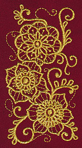 Mehndi Grace (Goldwork)