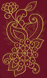 Mehndi Brilliance (Goldwork)