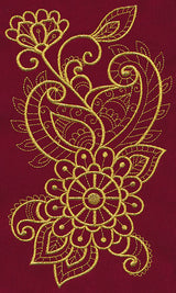Mehndi Brilliance (Goldwork)