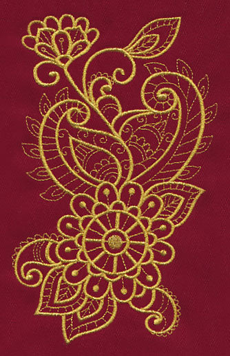 Mehndi Brilliance (Goldwork)