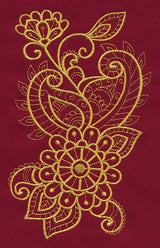Mehndi Brilliance (Goldwork)