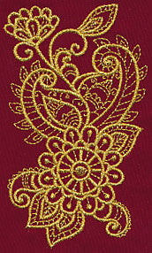 Mehndi Brilliance (Goldwork)