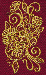 Mehndi Majesty (Goldwork)