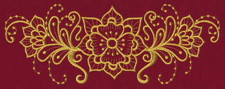 Mehndi Beauty (Goldwork)