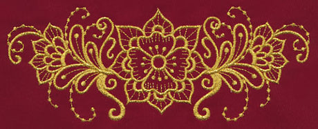 Mehndi Beauty (Goldwork)
