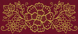 Mehndi Elegance (Goldwork)