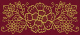 Mehndi Elegance (Goldwork)