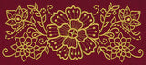 Mehndi Elegance (Goldwork)