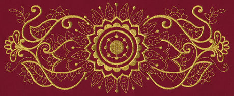 Mehndi Grandeur (Goldwork)