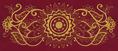 Mehndi Grandeur (Goldwork)