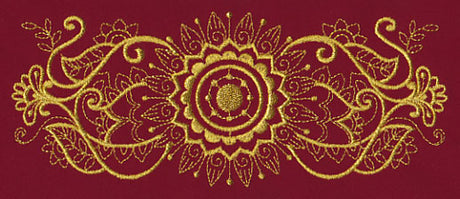 Mehndi Grandeur (Goldwork)