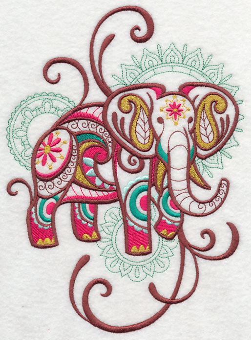 Mehndi Elephant Spray