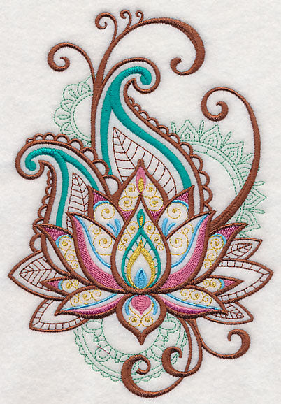 Mehndi Lotus Spray