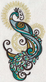 Mehndi Peacock Spray