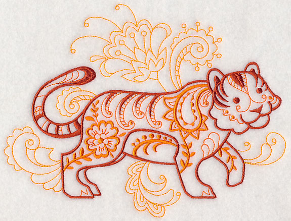 Mehndi Tiger