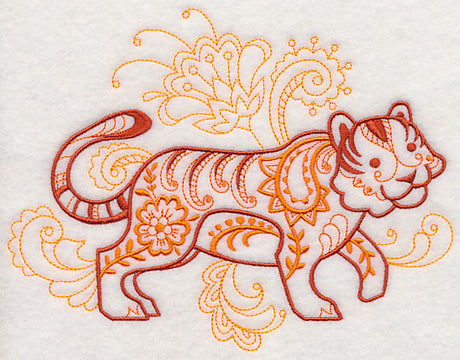 Mehndi Tiger