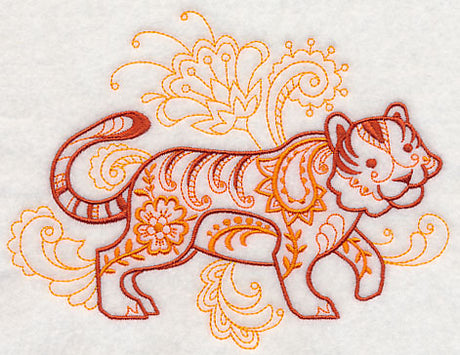 Mehndi Tiger