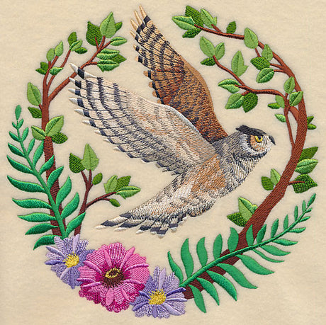 Great Horned Owl Scene