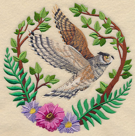 Great Horned Owl Scene