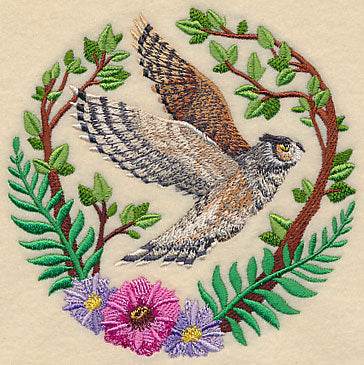 Great Horned Owl Scene