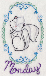 Woodland Cameo - Monday Skunk (Vintage)