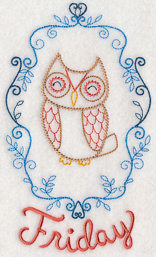 Woodland Cameo - Friday Owl (Vintage)
