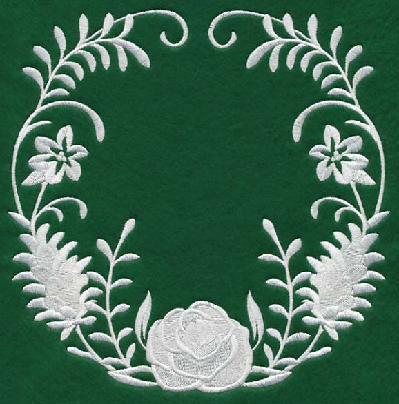 Woodland Whitework Wreath