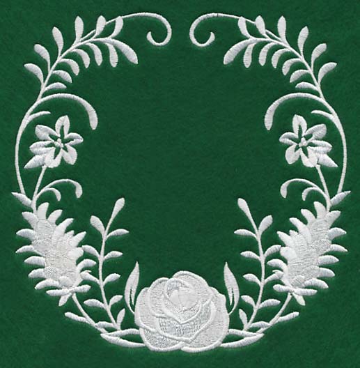 Woodland Whitework Wreath