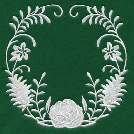 Woodland Whitework Wreath