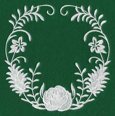 Woodland Whitework Wreath