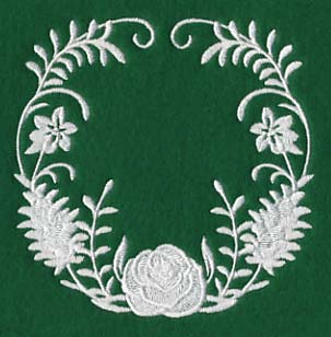 Woodland Whitework Wreath