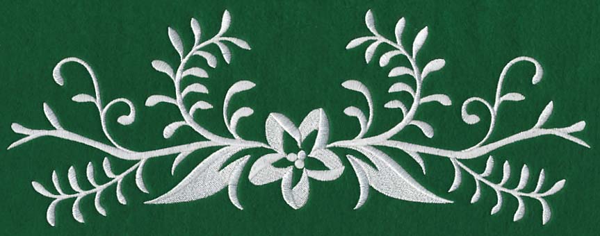Woodland Whitework Border