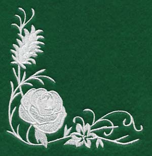 Woodland Whitework Corner