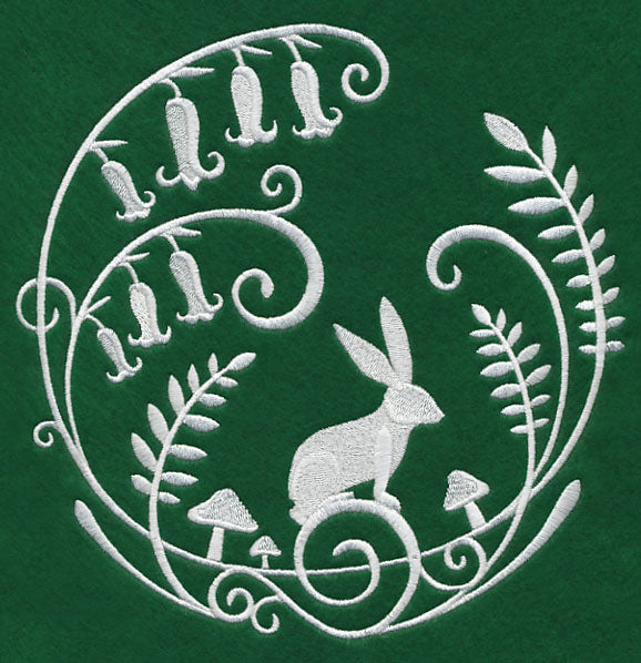 Rabbit Whitework Scene