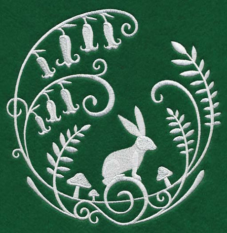 Rabbit Whitework Scene