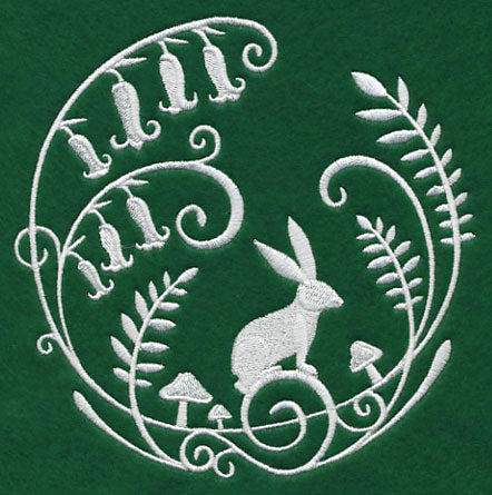 Rabbit Whitework Scene